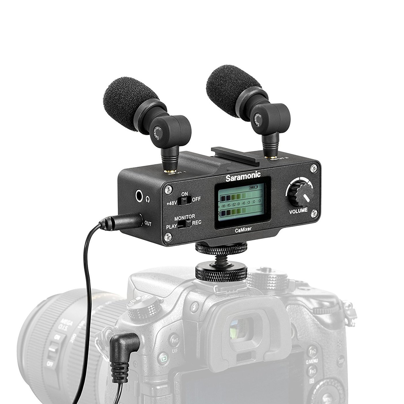 Saramonic SRCAMIXER Mini Preamp Audio Adapter