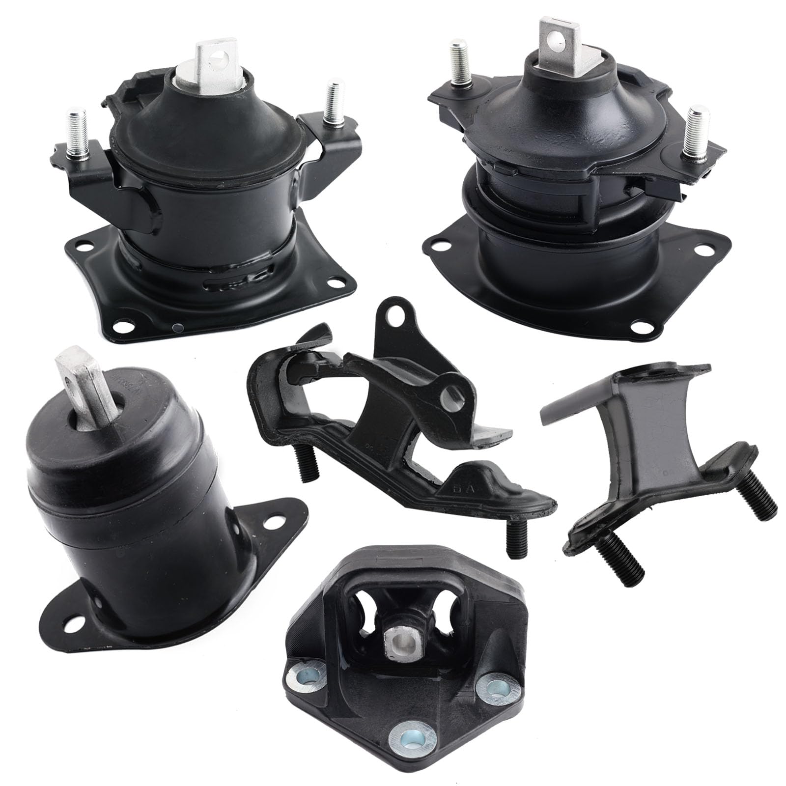 Photo 1 of Engine Motor and Transmission Mount Kit Set of 6 Compatible with 2003/2004/2005/2006/2007 Ho~n~da Accord LX EX SE 3.0L Automatic Trans, Replaces# A4527HY A4526HY A4525 A4544 A4517 A4524