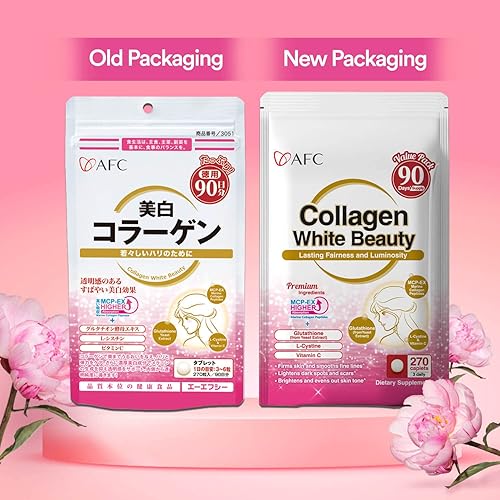 glutathione injection uk price AFC Japan Collagen White Beauty with Marine Collagen Peptide, Glutathione, L -Cystine - 1.5X Better Absorption Than Other Collagen - Supports Skin  Firmness & Radiance - 90 Days Supply - 270 Caplets in Dubai - UAE