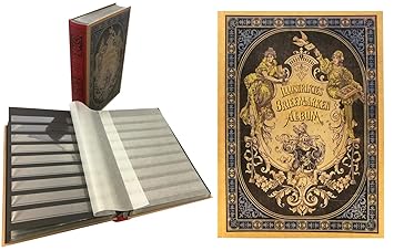 Prophila Nostalgie-Album III 60 Schwarze Einsteckseiten für Briefmarken