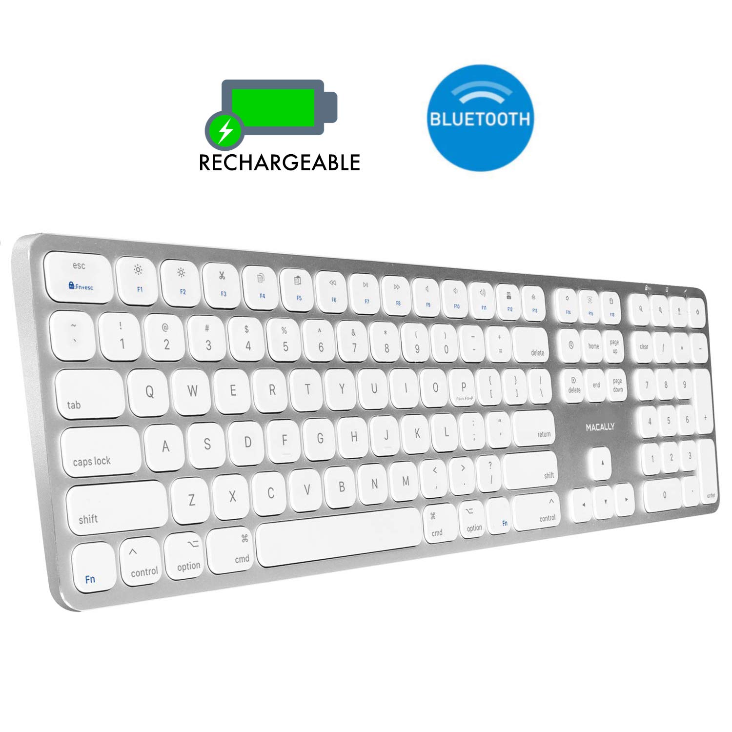 Amazon.in Buy Macally Mac Keyboard Wireless for Apple Bluetooth iMac