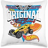 Hot Wheels - The Original Stunt Brand Racing Car Throw Pillow