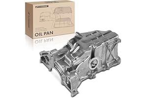 A-Premium Engine Oil Pan Sump with Drain Plug Compatible with Honda Fit 2009 2010 2011 2012 2013, 1.5L Automatic Transmission