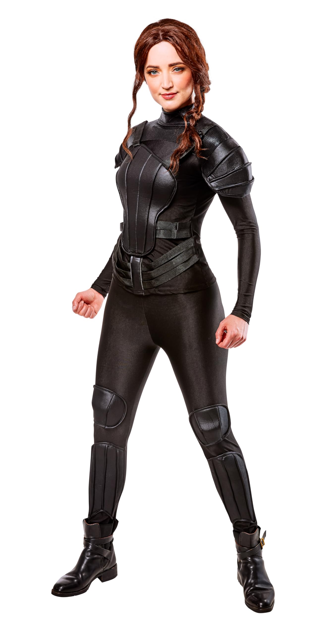 Rubies Women's Hunger Games Mockingjay Katniss Deluxe Costume, Large, (USA 14-16), BUST 40-42', WAIST 35-38', INSEAM 30' Halloween
