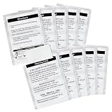 Xinafan 10 Pc 60622 Cleaning Card Compatible with Dymo LabelWriter 550 450 5XL 4XL Label Printer Cleaning Sheets Swipe, 3.375 x 2.125 Inch Card Reader POS Direct Thermal Swiper Cleaner