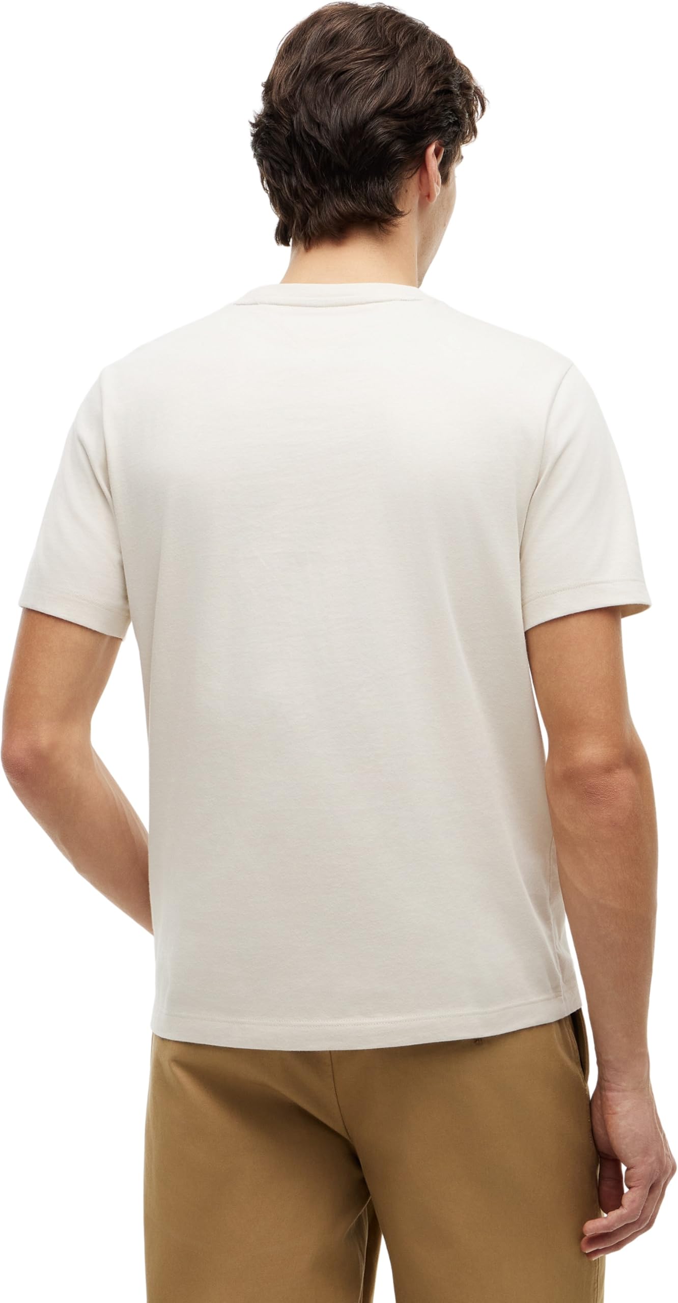 Tommy Hilfiger Herren T-Shirt Kurzarm Seasonal Solid Tee mit Rundhalsausschnitt, Elfenbein (Newsprint), XL 2