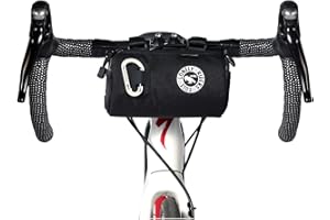 ULAC COURSIER COLLECTION Neo Porter Bike Feed Bag for Handlebar, with front eyelet accommodating lights and sunglasses and a shoulder strap for easy transport