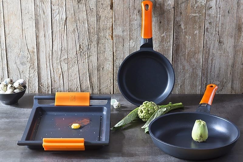 Efficient Orange | Set mit 3 Bratpfannen 18-22-26 cm