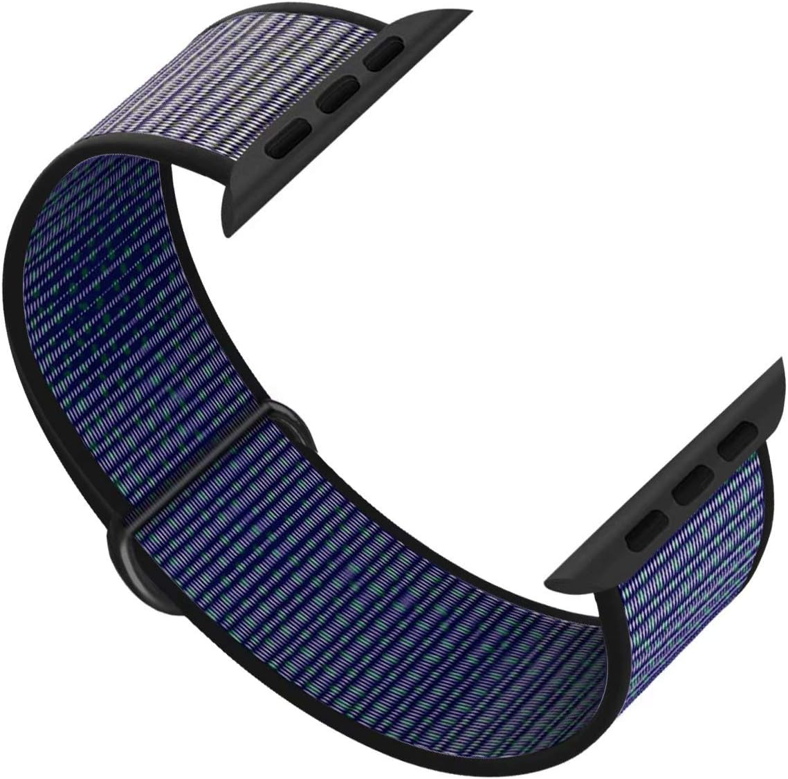 HILIMNY Compatible for Apple Watch Band 38mm 40mm 42mm 44mm, Soft Nylon Sport Loop, with Hook and Loop Fastener, Replacement Band Compatible for iWatch Series 1/2/3/4/5