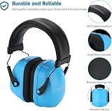ProCase Kids Ear Defenders Noise Cancelling Headphones Blue SNR 26dB view 4