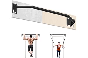 Pull Up Bar Wall Mounted-Heavy Duty Joist Mounted Pull Up Bar-Premium Strength Training Pull-Up Bars-Fast and Easy Installati