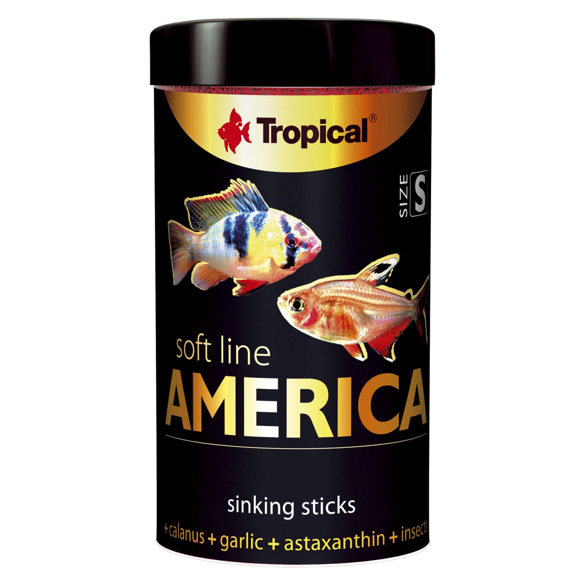 Tropical Softline Floating Sticks Fish Food, America Size S 100 ml