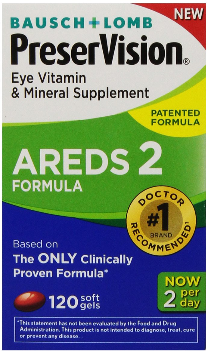 Preservision Areds 2 Vitamin & Mineral Supplement 120 Count Soft Gels 25 71tp6qx sEL