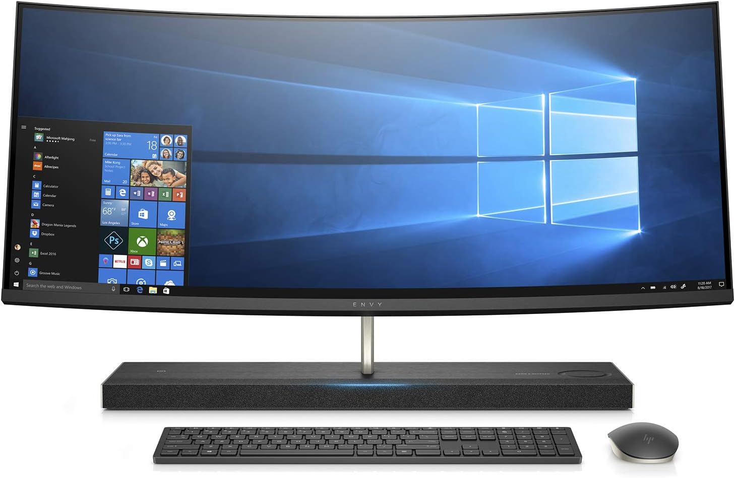HP ENVY Curved AllinOne 34b100ne Desktop Intel Core i78700T, 34