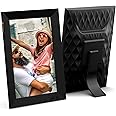 Nixplay Smart Digital Picture Frame I 8 inch I WiFi I Black I Shared Family Playlists I Mobile App, Email I Preload Content for a Gifted Frame