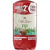 Old Spice Dry Feel Antiperspirant Deodorant for Men, 24/7 Freshness, 24/7 Sweat & Odor Protection, Gentle on Skin with Skin Conditioners, Fiji with Palm Tree + Coconut Scent, 2.6 oz (Pack of 2)