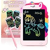 Unicorn Toys LCD Writing Tablet for Girls Kids,Colorful Toddler Drawing Tablet for Educational Baby Girl, Doodle Board Pad To