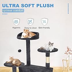 FDW Cat Tree Tower 62in Multi-Level Durable Cat