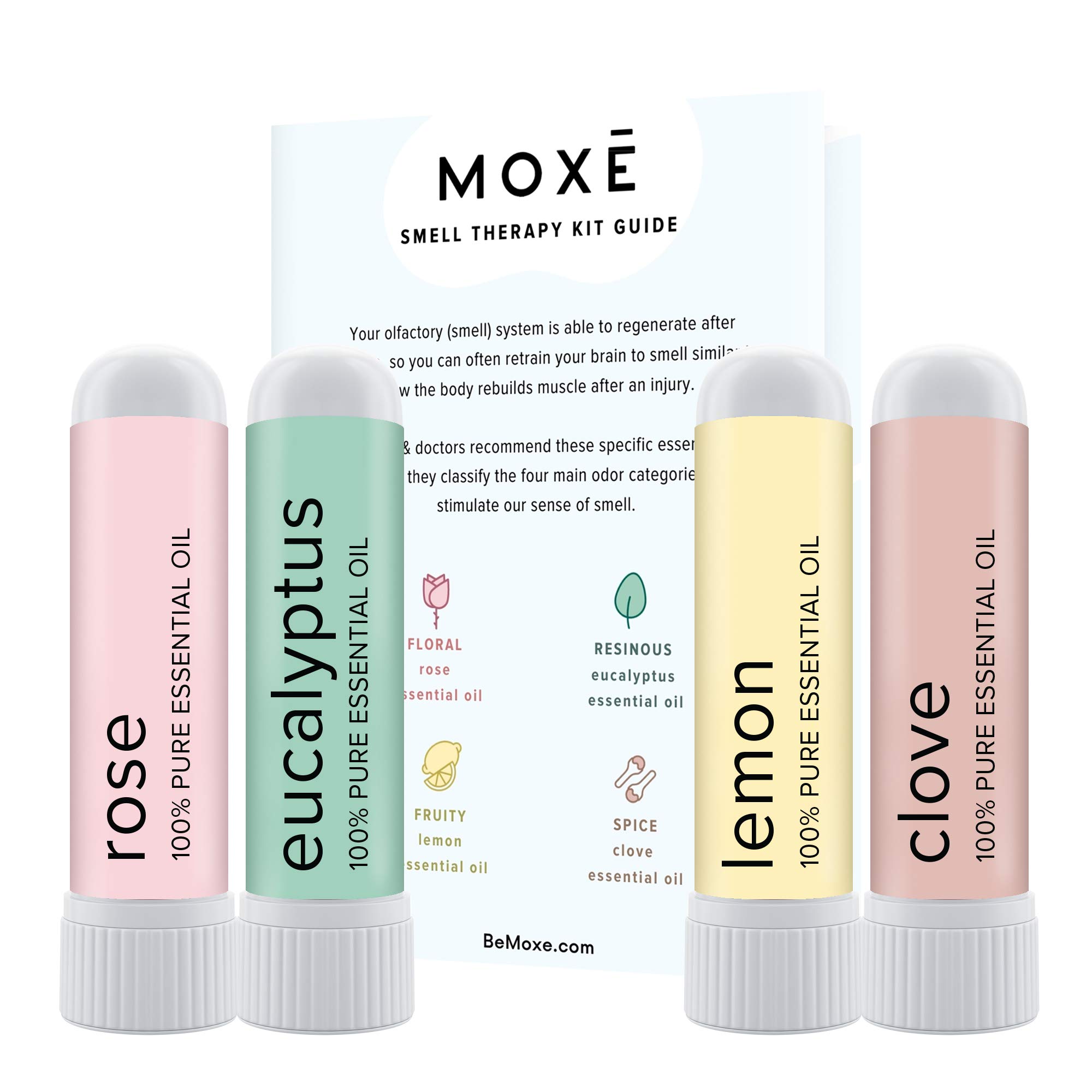 MOXĒ Smell Training Kit, Made in USA, 4 Essential