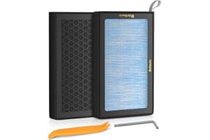 Reilauto Tesla Model 3 Model Y Cabin Air Filter Accessories, 2 Pack H13 HEPA Filter Replacement with Premium Activated Carbon, 4-Stage Filtrtion Structure (2016-2025)