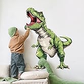 Tanlaby Large Dinosaur Wall Decals T-rex Wall Stickers Peel and Stick Decal for Baby Boys Kids Bedroom Nursery Playroom Decor（31.1×40.6in）