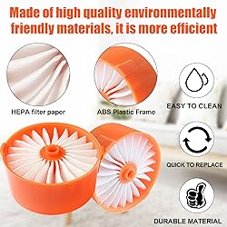2 Pack Filter Element for Black + Decker BSV2020G