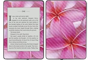 MIGHTY SKINS MightySkins Carbon Fiber Skin for Amazon Kindle Paperwhite 2018 (Waterproof Model) - Blue Petals | Protective, Durable Textured Carbon Fiber Finish | Easy to Apply, Remove| Made in The USA