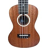 Lanikai LU21-C 4 String Ukulele,Concert Ukulele, with Aquila String and Pro Set-up