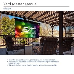 Elite Screens Yard Master Manual Series, 120-inch