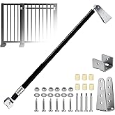 New TB200 Hydraulic Gate Closer, Rust Resistant Automatic Gate Closer | Weatherproof Heavy-duty Door Closer, Adjustable Closing Speed, Fits 60 to 140 Lbs Vinyl, Steel, Wood, Chain Link Fence Gates