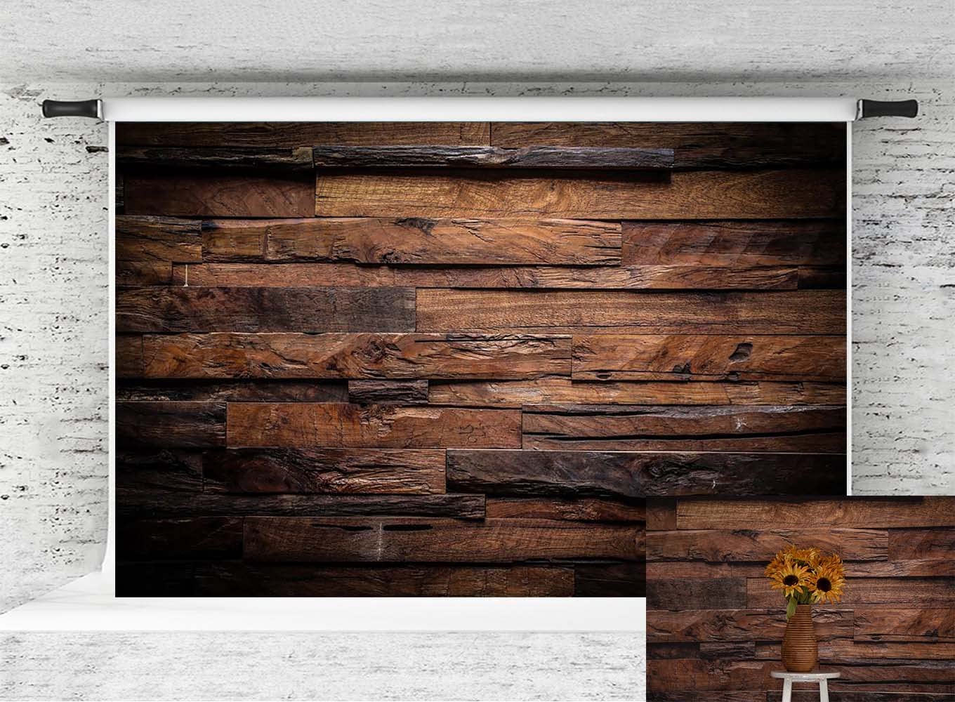 Kate 3x2m Photography Backdrop Wood Board Wood Wooden Floor Photo Backdrops Brown Retro Photography Background