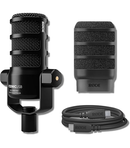 Amazon.com: Rode PodMic Cardioid Dynamic Broadcast Microphone with