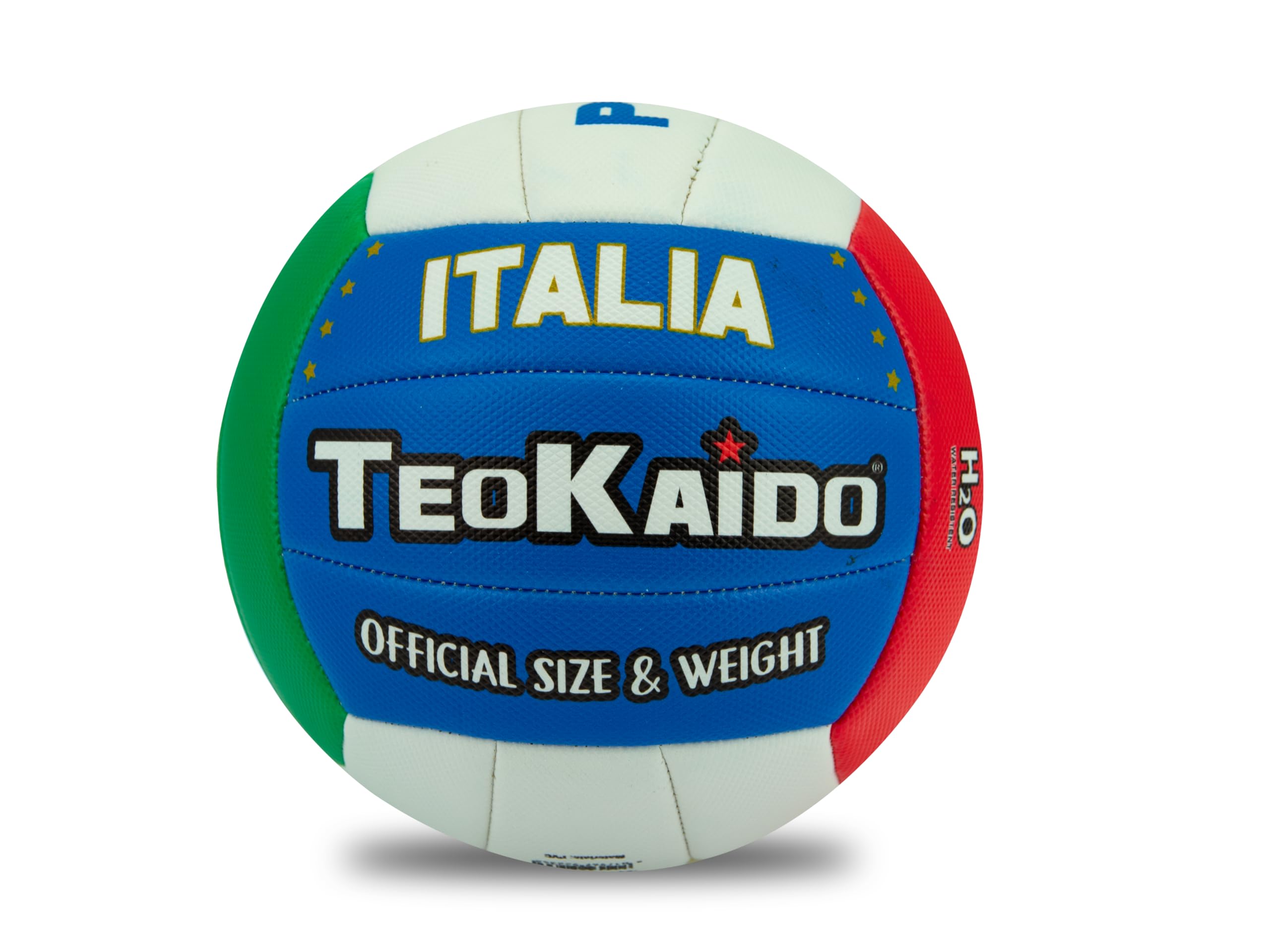 Teokaido Volleyball Ball Size 5, Ball Italia for Children and Adults, Indoor and Outdoor