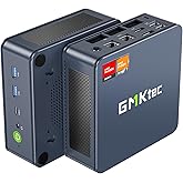 GMKtec Mini PC Gaming, K6 AMD Ryzen 7 7840HS Dual NIC LAN 2.5Gbps Desktop Computer, 32GB DDR5 (16GB*2) 1TB PCIe4.0 SSD, USB4.