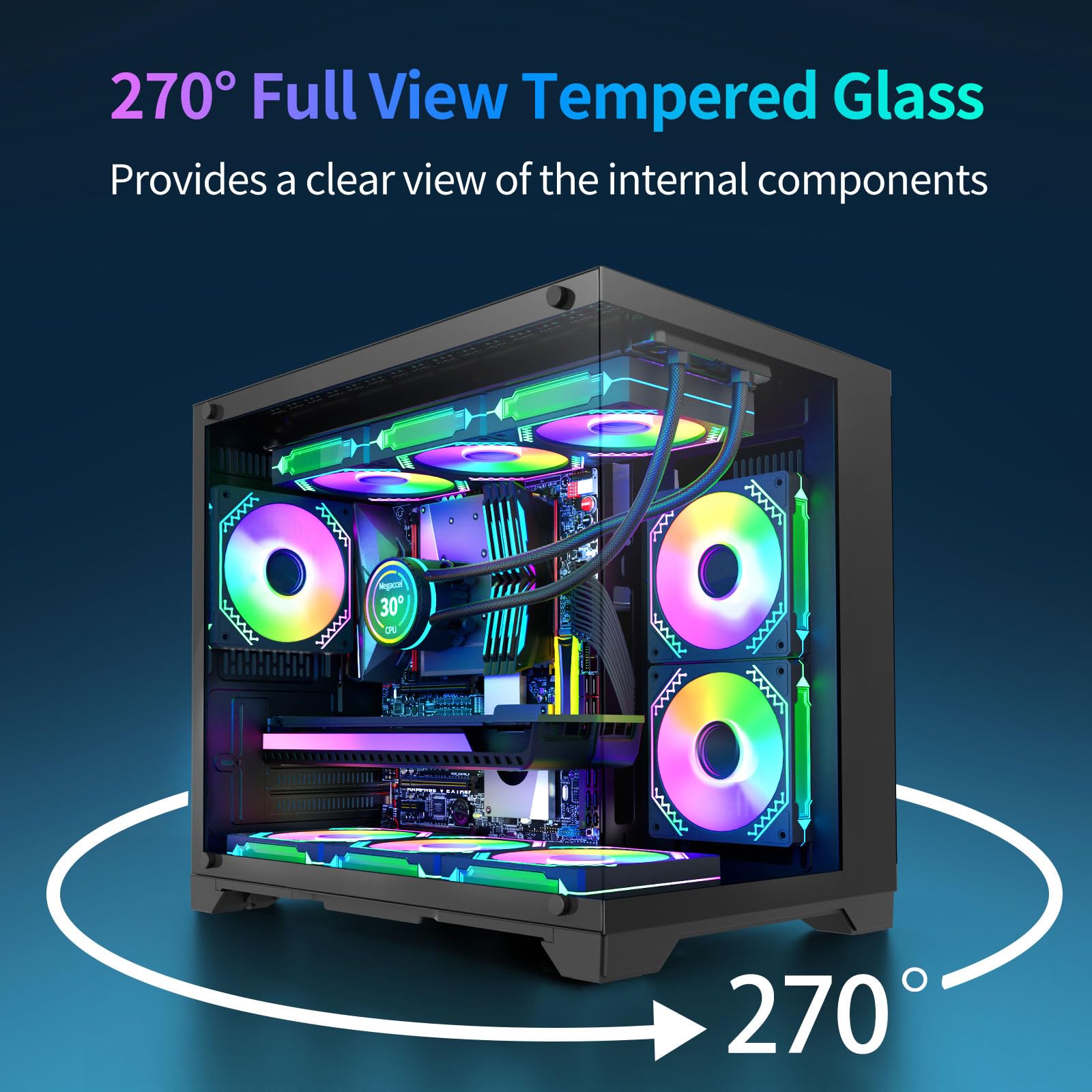 Megaccel MATX PC Case (Not for ATX)