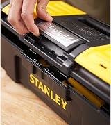 Stanley 16 Inch One-Touch Tool Box with Removable Tray Durable Storage view 6
