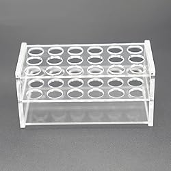 LSVERDE 1 pcs Acrylic Test Tube Rack 18 Holes for