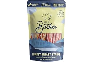 Beg & Barker Turkey Jerky Strips for Dogs (10 Ounce, Pack of 1) - Dog Training Treats - Natural Dog Treats Made in The USA - Grain Free, Diabetic-Friendly, High Protein, Sugar-Free