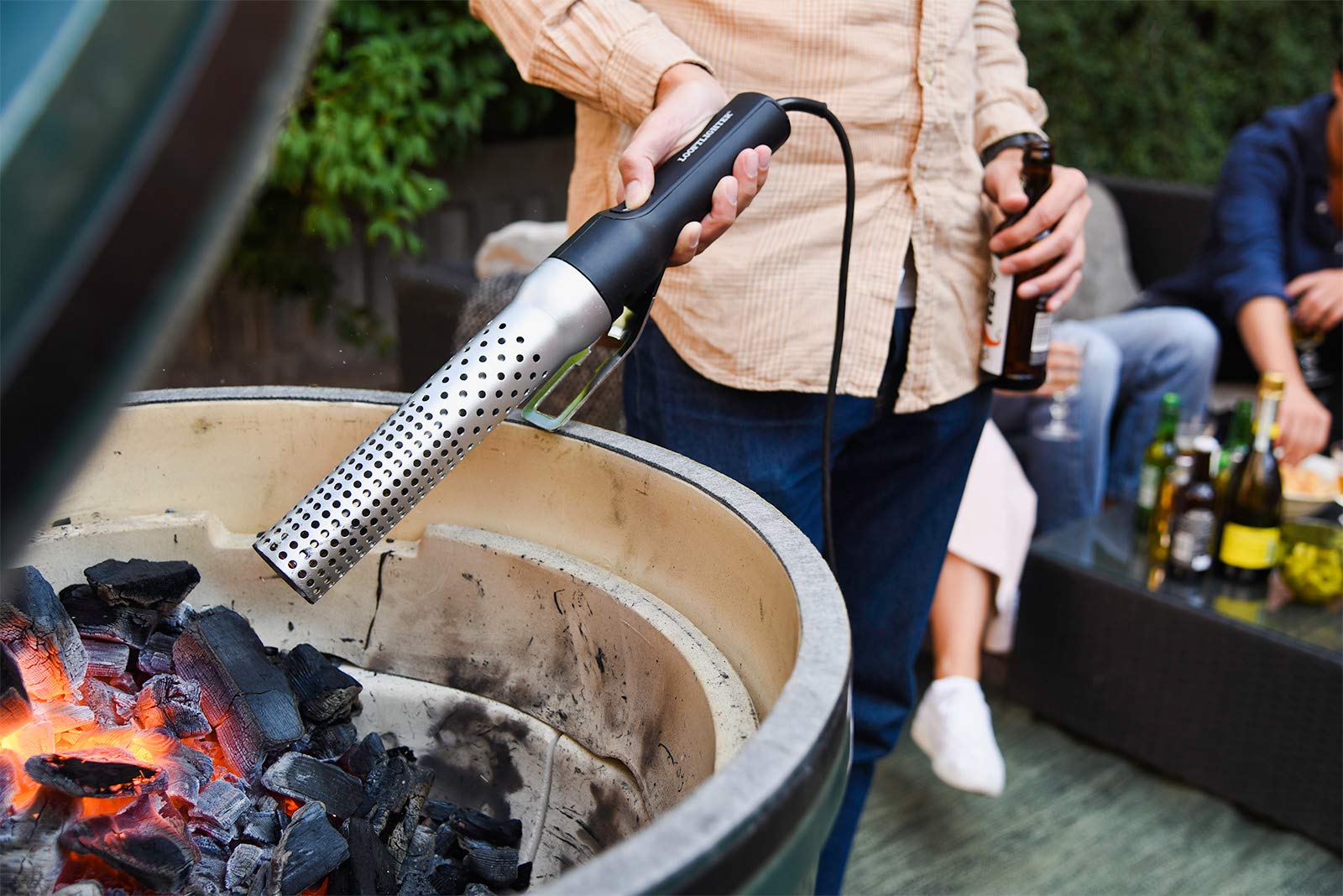 Looft Lighter Original Electric Fire Starter 60 Second Charcoal