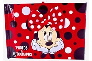 DisneyParks Exclusive - Minnie Autograph and Photograph Book - Red and Black Version