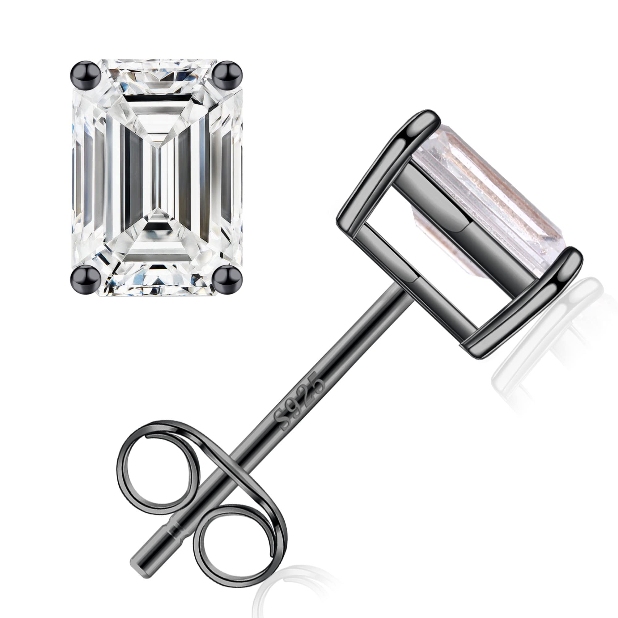 Sterling Silver Stud Earrings for Women, S925