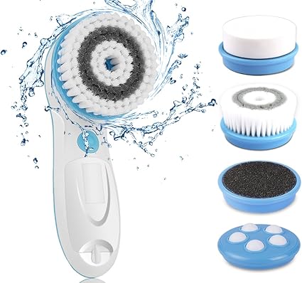 Amazon Miropure 電動 洗顔ブラシ 6イン1 毛穴ケア 顔や体にクリニーク 延長ハンドル付け 二段階のスピード調節 ケース付き Dbpower フェイスケア 通販