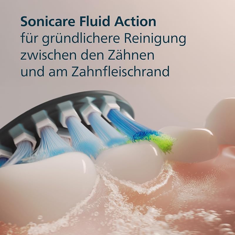 Sonicare C3 Premium Plaque Defense, Original Ersatzbürstenköpfe, Schwarz, 2er-Pack, HX9042/88