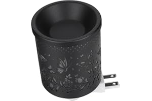 OUNONA Wall-Mounted Aroma Diffuser Light with Butterfly Projection Multipurpose Wax Block Fragrance Lamp