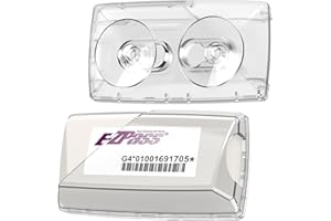 FLLIK EZ Pass Holder for Windshield, Transponder Holder for Car, Strong Suction Cups EZ Pass Holder, Toll Pass Holder for EZ Pass Mini/iPass, UV Protective (Clear, 1Pack)