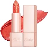 Oulac Coral Red Shimmer Lipstick Infinity Moisture vegan clean beauty Sunrise view 9
