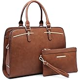 Women Handbag Wallet Tote Shoulder Hobo Bag Top Handle Satchel Purse Set 2pcs with 3 Compartments