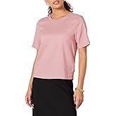 Amazon Essentials Women's Regular-Fit Georgette Short Sleeve Top