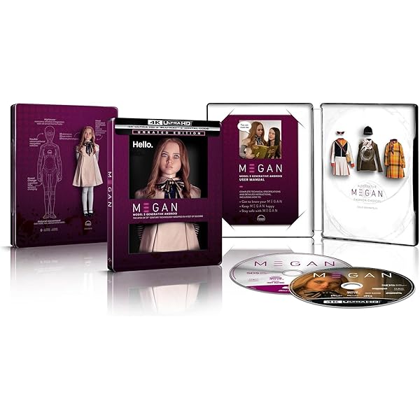 ミーガン スチールブック 4K UHD ミーガン スチールブック 4K UHD Amazon.co.jp: M3GAN/ミーガン