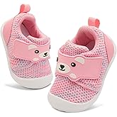 FEETCITY Baby Walking Shoes Wide Baby Shoes Boys Girls Infant Sneakers Crib Shoes Breathable Toddler Barefoot Shoes Slip On Shoes